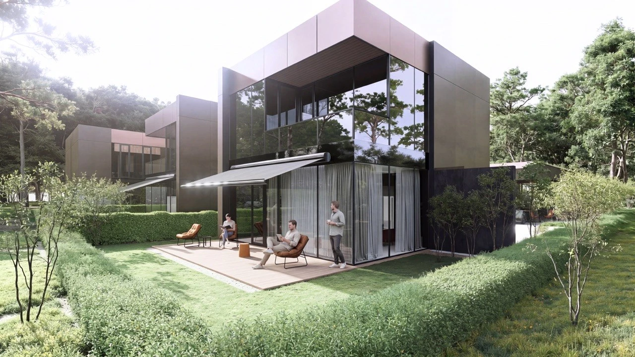 Architektūra tarp žalumos
