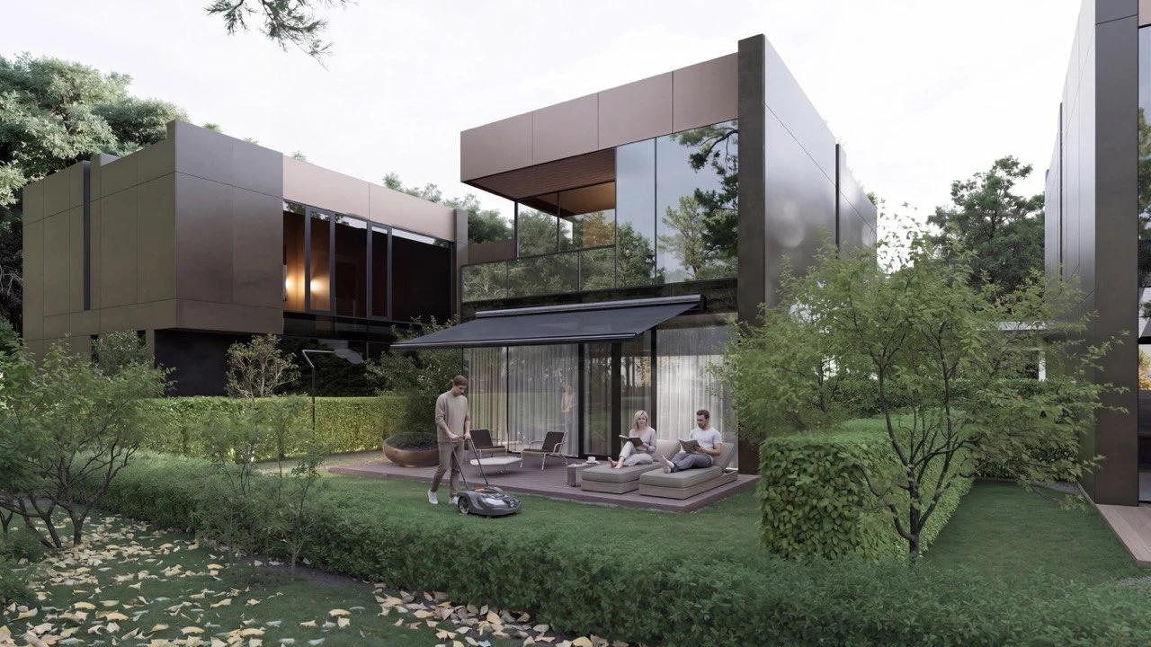 Žiogų 1 projekto architektūrinė vizualizacija